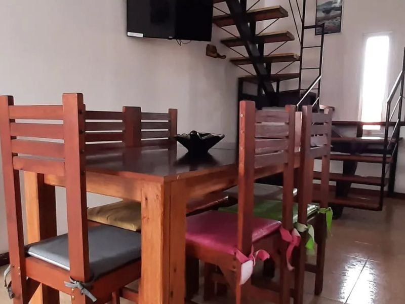 Comedor de la cabaña Antú