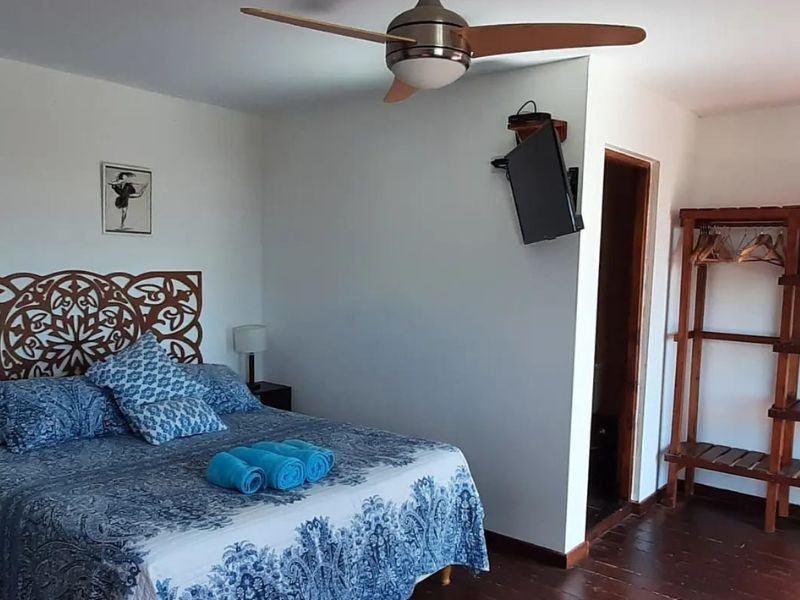 Suite matrimonial de la cabaña Antú