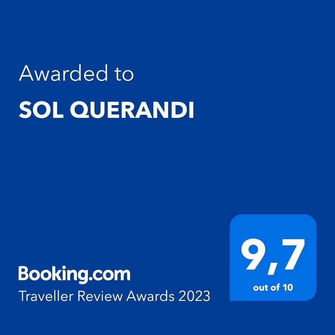 Premio Booking.com Traveller Review Awards 2023 a Sol Querandí